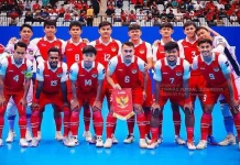 Indonesia Men’s Futsal Team Jumps to 14th in FIFA Rankings