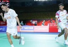Men's Double Pair Putra/Bagas Eliminated in Thailand Open 2026 Round of 32