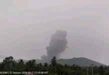 Mount Dukono Erupts Again, Ash Column Reaches 3,200 Meters