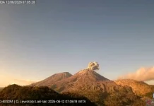 Three Volcanoes in Eastern Indonesia Erupt in Rapid Succession