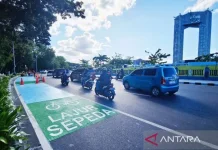 Palangka Raya’s New Bike Lanes Welcome Positive Response