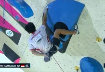 Indonesia’s Putra Tri Ramadani Finishes Fourth at World Climbing Innsbruck