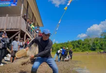 Balangan Revives Traditional Bagagap Iwak River Festival