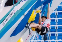 Indonesia's Putra Tri Wins Lead Bronze at World Climbing Series