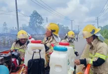 BNPB Responds as Fires Burn Eight Hectares in Bangka Belitung