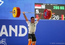 Olympic Champion Leads Indonesia’s Weightlifting Medal Push
