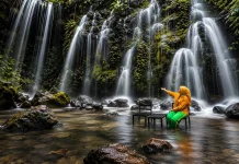 Sumber Telu Waterfall Showcases Lumajang’s Ecotourism Potential