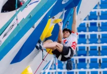 Indonesian Climber Putra Tri Ramadani Wins Bronze at World Climbing Series