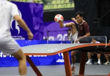 Indonesia's Teqball Debut Off to Strong Start as Yoga Ardika Wins Twice