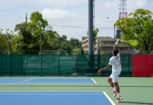 Indonesia’s Soft Tennis Player Falevi Opens Asian Games with Big Win