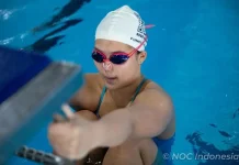 Indonesian Swimmer Flairene Candrea Advances to Asian Games Final