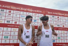 Indonesia’s Beach Volleyball Pair Eye Gold After Advancing in Asian Games