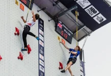 Climber Aditya Sets New Asian Games Speed Climbing Record
