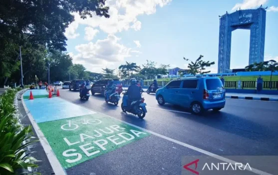 Palangka Raya’s New Bike Lanes Welcome Positive Response