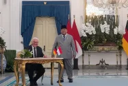 President Prabowo Welcomes German President at Merdeka Palace in Jakarta