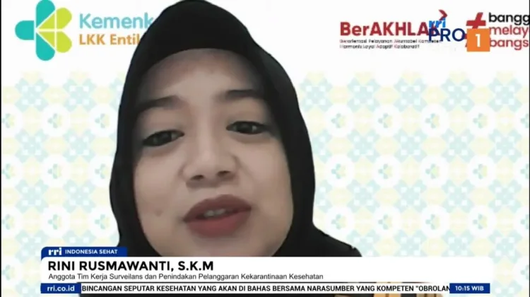 LKK Entikong Imbau Pelintas Terapkan Pola Hidup Sehat