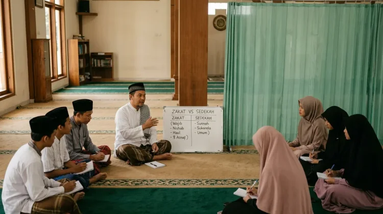 Ustadz Abu Hasan Jelaskan Perbedaan Zakat dan Sedekah