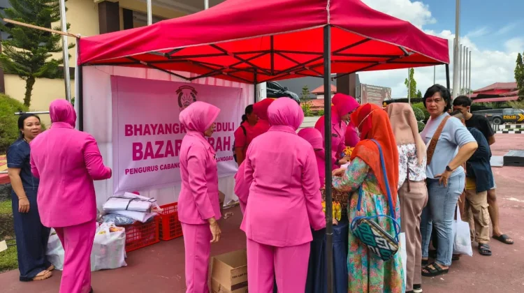 Polres Sanggau Gelar Pasar Murah jelang Idulfitri