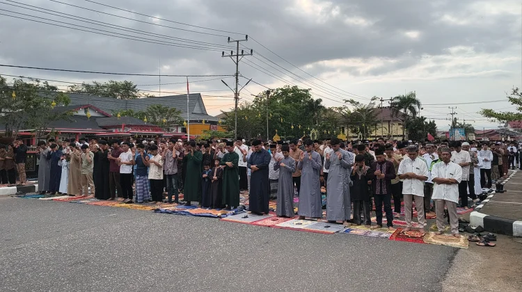 Dishub Sanggau Optimalkan Pengamanan Salat Idulfitri di Kantor Bupati Sanggau