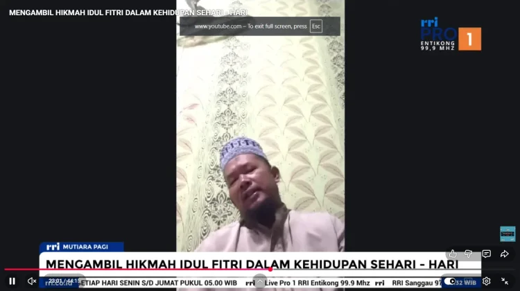 Ramadan Berakhir, Umat Islam Diimbau Tetap Jalankan Perbuatan Baik