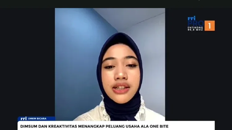 Owner One Bite Sanggau Bagikan Kisah Inspiratif di RRI