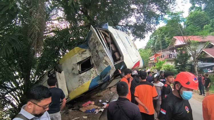 Kecelakaan Bus di Sanggau, Satu Tewas Puluhan Luka-luka