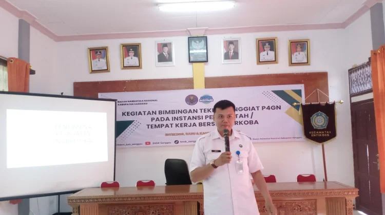 BNNK Sanggau Gelar Bimtek Cegah Narkoba di Entikong