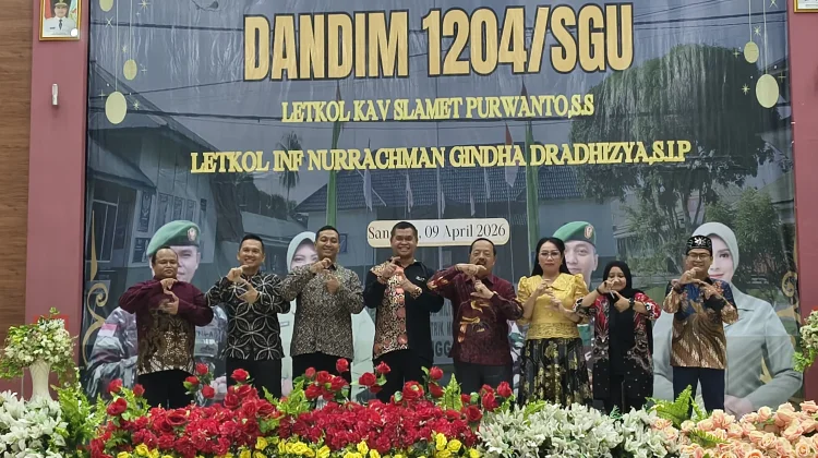 Rotasi Dandim Perkuat Sinergi TNI–Pemda Sanggau