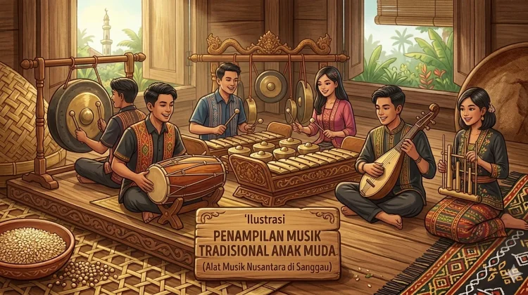 Sanggau Kesulitan Regenerasi Pemain Musik Tradisional