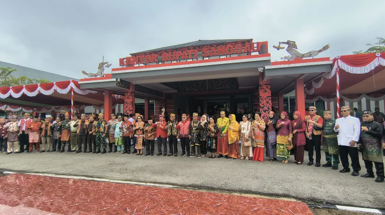 HUT ke-410, TNI Dorong Pembangunan Sanggau