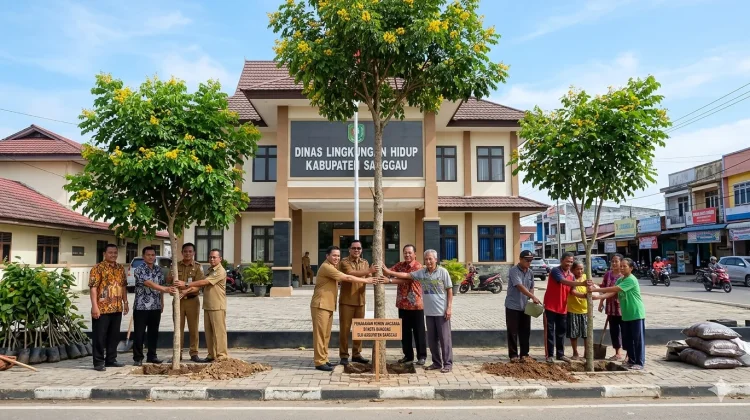 DLH Sanggau Sebut Angsana Jadi Pohon Favorit untuk Penghijauan