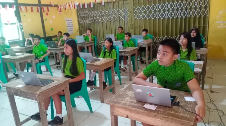 Puluhan Pelajar SDN 13 Pesing Ikuti TKA