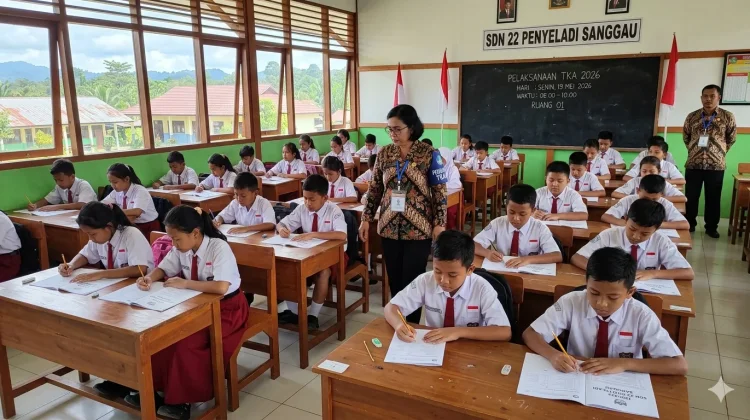 Sistem Baru TKA 2026 Uji Kesiapan Sekolah di Sanggau
