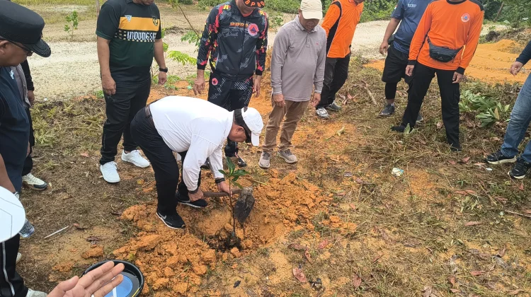 BPBD Sanggau Dorong Kesiapsiagaan Melalui Tanam Pohon