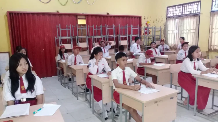 Hari Pertama TSSP di SDN 03 Sontas Lancar
