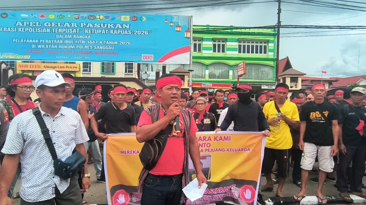 Aliansi Masyarakat Adat Entikong-Sekayam Minta Polisi Lepaskan Kerabatnya