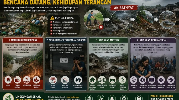 Kurangnya Kepedulian Lingkungan Picu Berbagai Dampak Serius