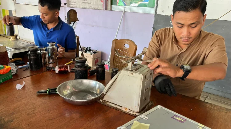 Sidang Tera Timbangan Sasar Puluhan Pedagang di Pasar Tradisional