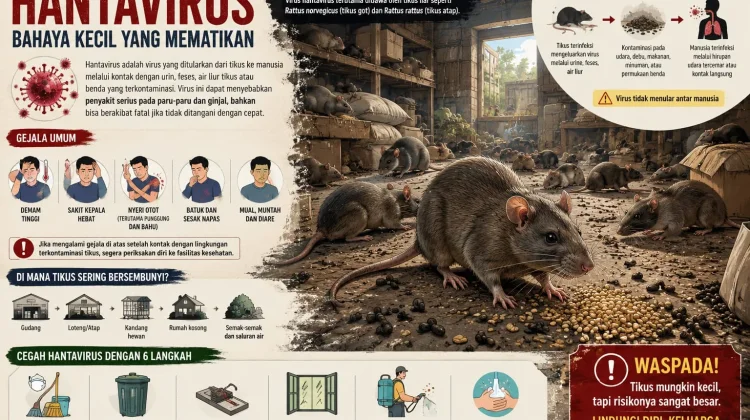 Kebersihan Lingkungan Jadi Kunci Pencegahan Penyakit Hantavirus