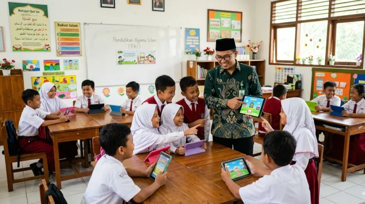Gadget Mendominasi, Ini Jurus Jitu Bikin Murid Tetap Fokus Belajar Agama