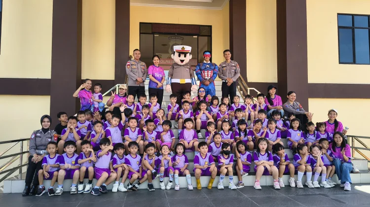 Field Trip TK Antiokhia, Kenali Profesi Polisi Sambil Bermain