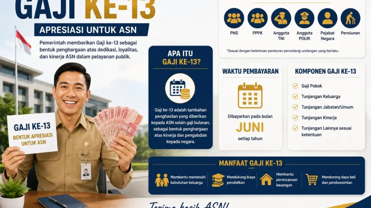 ASN Sanggau Terima Gaji Ke-13 Juni 2026