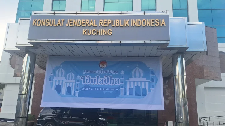 KJRI Kuching Gelar Salat Idul Adha Bersama WNI