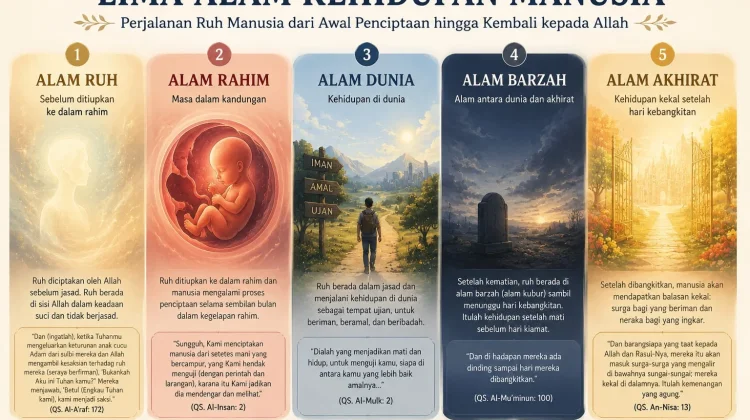 Lima Alam Kehidupan Ingatkan Manusia Dunia Hanya sementara