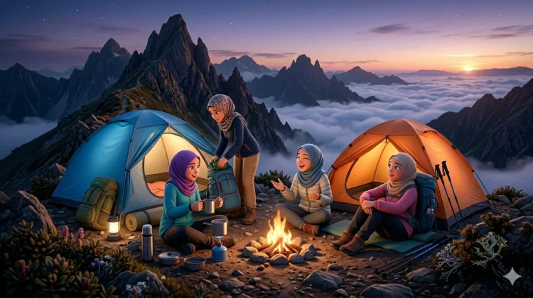 Solidaritas dan Kekompakan Tim Jadi Energi Pendaki