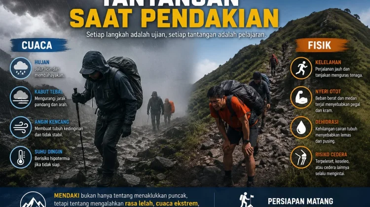 Cuaca dan Fisik Dominasi Tantangan saat Pendakian