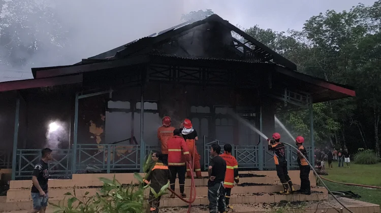 Kebakaran Hanguskan Rumah Warga di Jalan Perintis