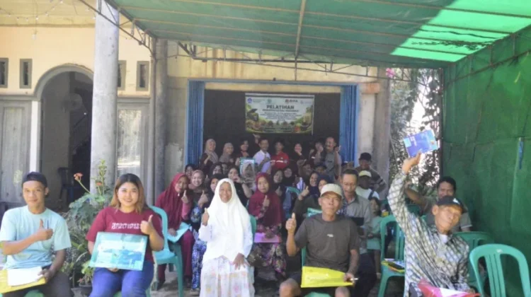 PSDKU POLNEP Sanggau olah limbah TKKS jadi Pupuk Organik