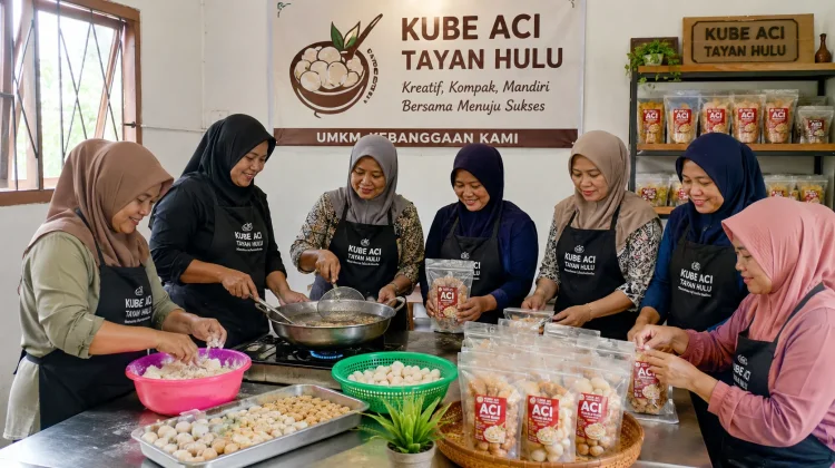 Ibu-Ibu Tayan Hulu Sanggau Bangkit lewat UMKM Kube
