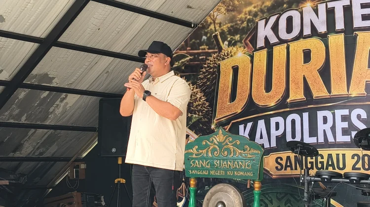 Hari Bhayangkara ke-80, Polres Sanggau Promosikan Durian Lokal